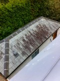 A slate roof before cleaning by Pro Wash, Cork, Ireland